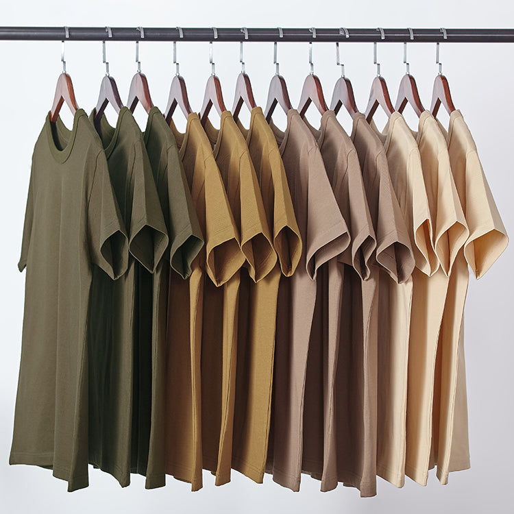 YLS Wholesale Men's Custom 100% Cotton Slim Fit T-Shirt