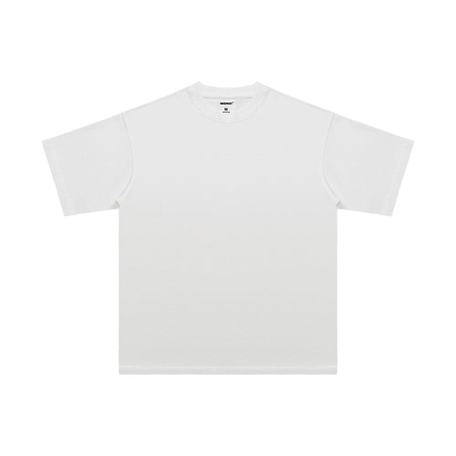 Summer New Cotton T-Shirt Men'S Retro Washed Distressed Short Sleeve Drop Shoulder Loose Fashion Brand